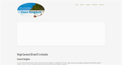 Desktop Screenshot of coconut-kingdom.com