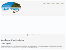 Tablet Screenshot of coconut-kingdom.com